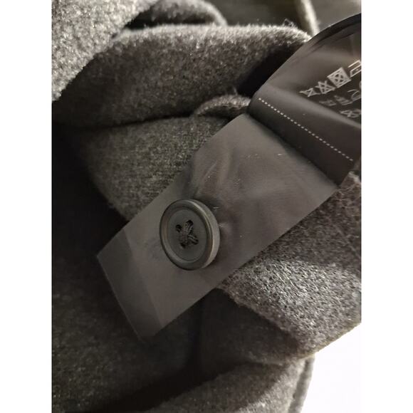 Zara Mens size Small Wool Feel Preppy Casual Career Button Up Outwear Shacket - Picture 8 of 10